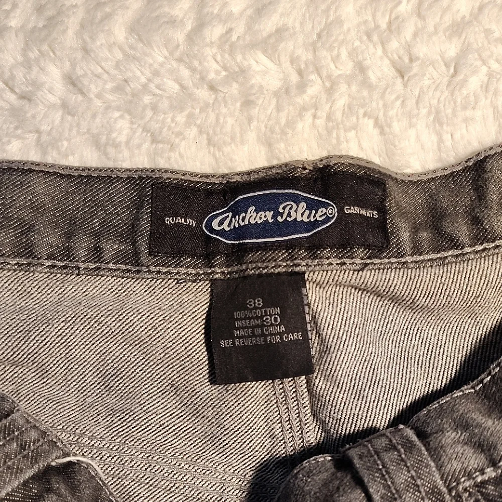 Anchor Blue Black Denim Jeans - Picture 2 of 11